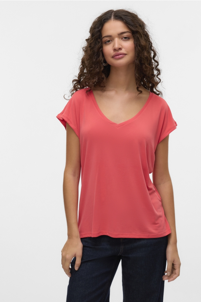 VMFILLI SS V-NECK TEE GA NOOS 10247666 DUBARRY